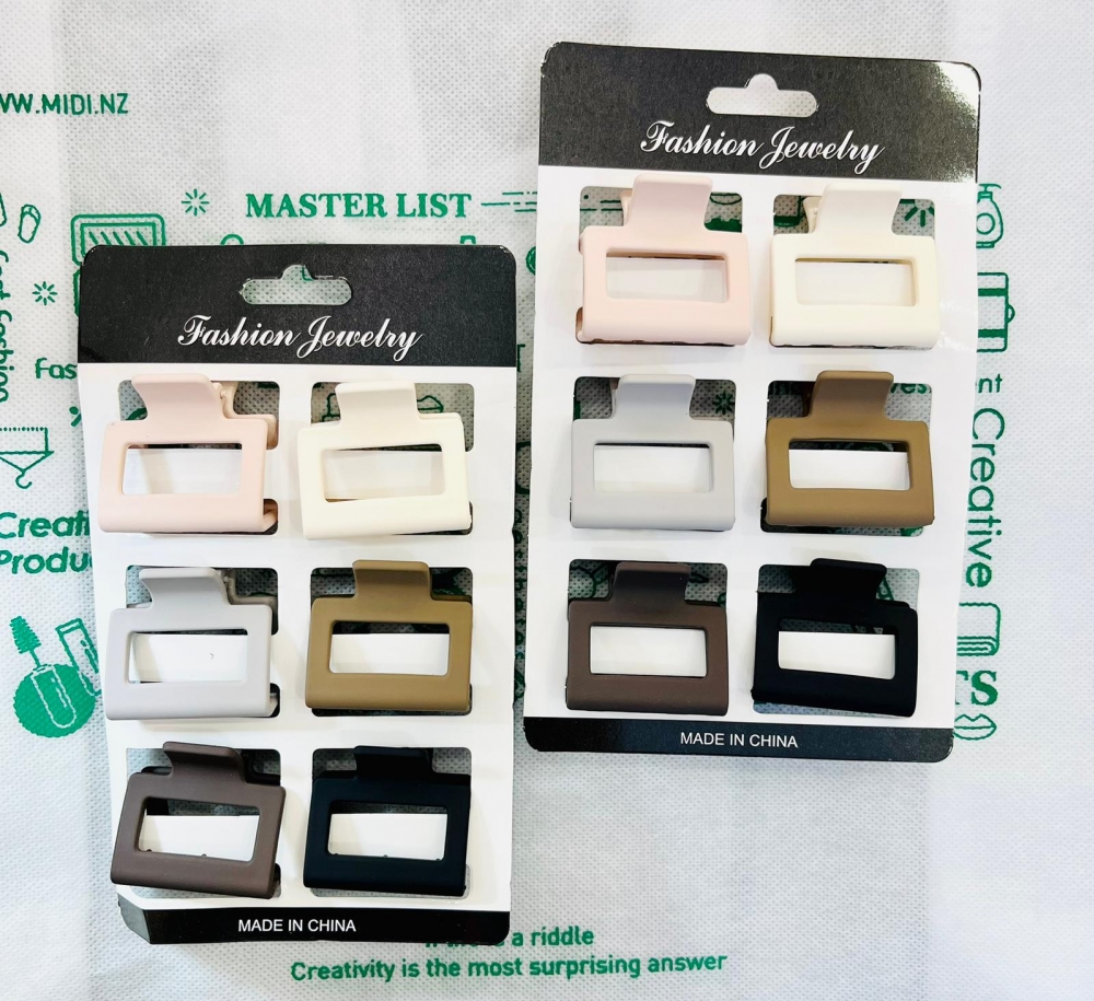 6pcs Hair Claw Clip
