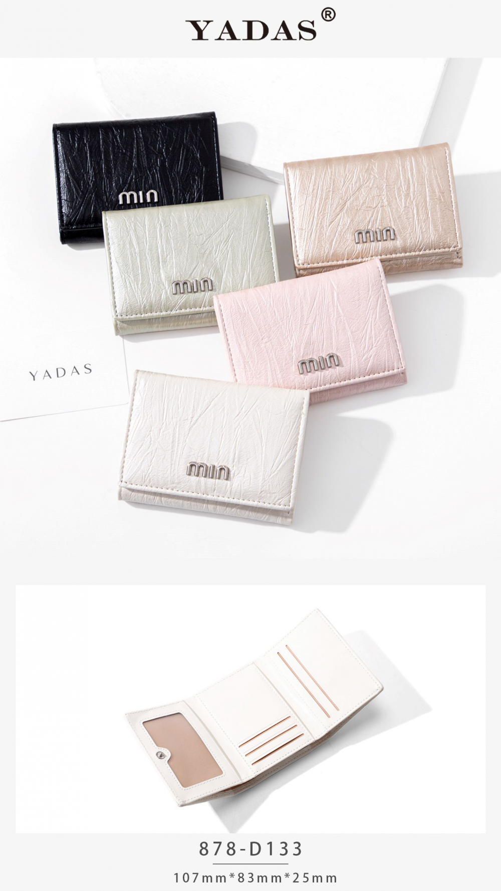 Min Metal Logo Women S Wallet