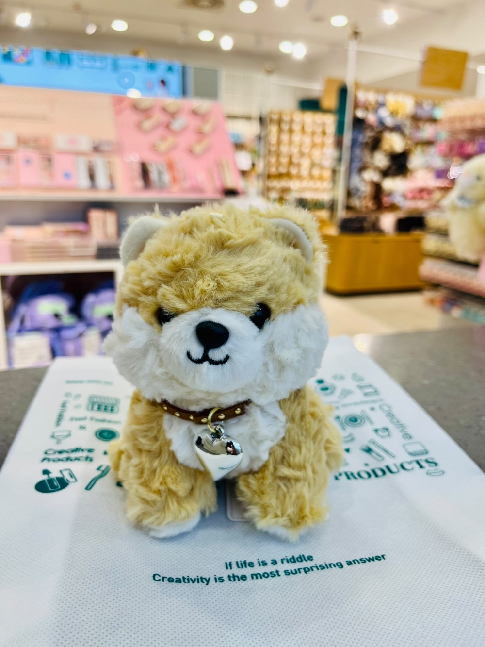13CM Palm Treasure Shiba Inu Pendant LQ