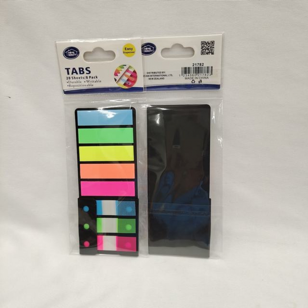 Page Marker Stickers/20 Sheets/8 Pack Tabs