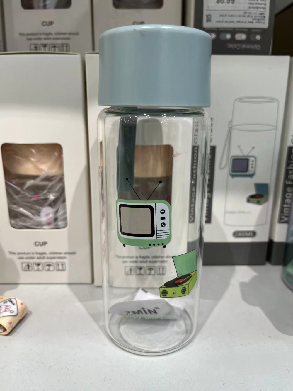 Vintage fashion glass cup/mixed