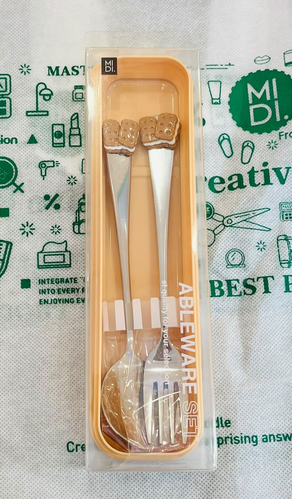 Gourmet Bear Tableware Set Spoon Fork Assorted