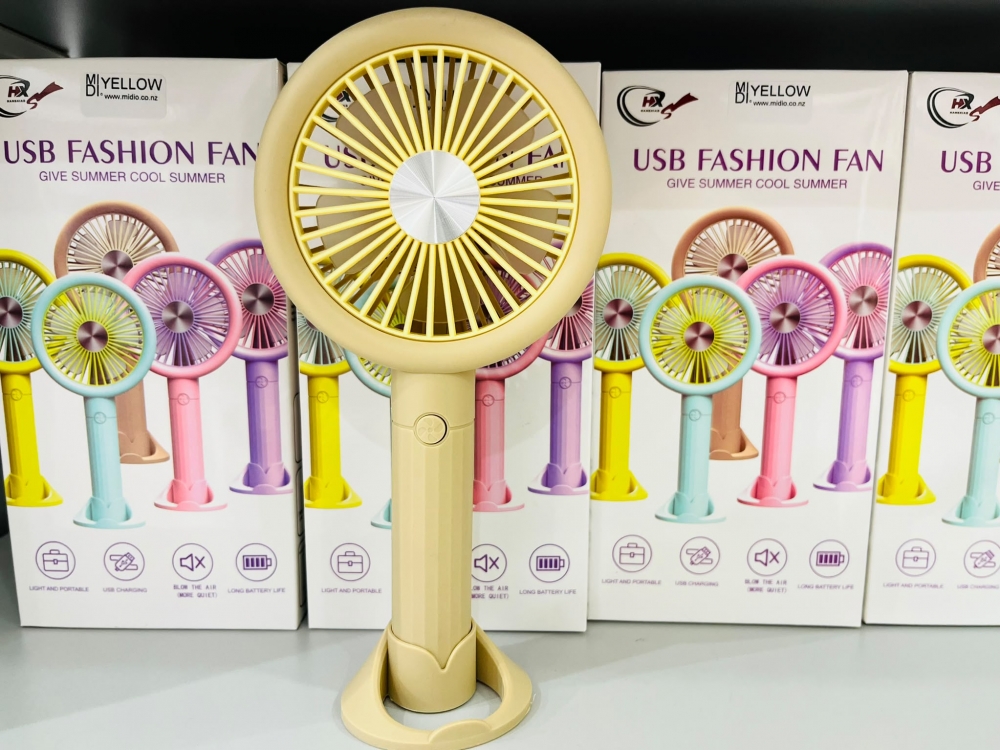 Small Fresh Simple Handheld Fan Assorted