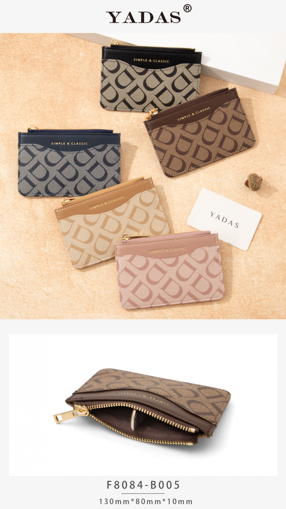 PVC Printed Single Pull Coin Purse