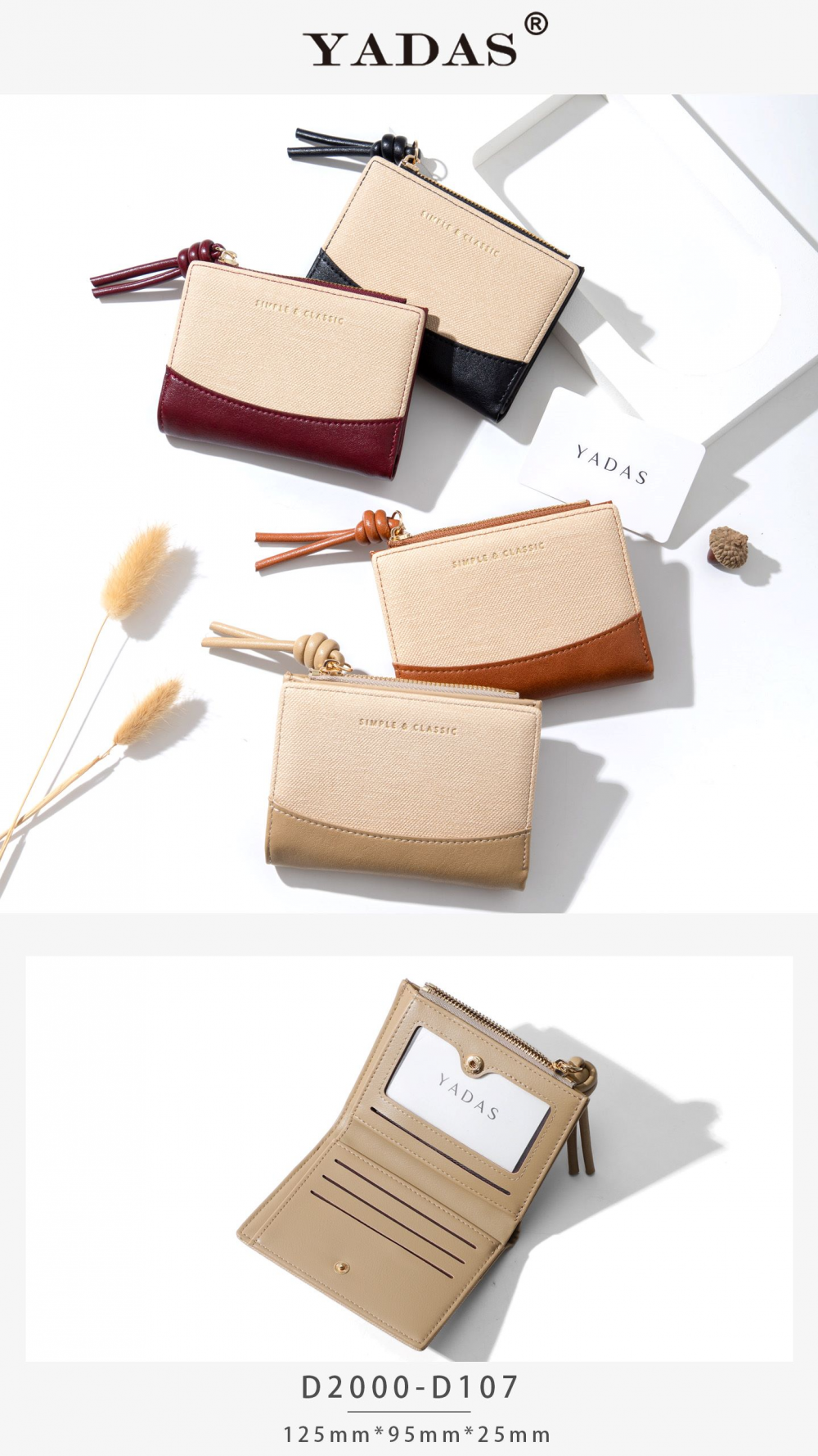 Two Color Single Item Women S Wallet