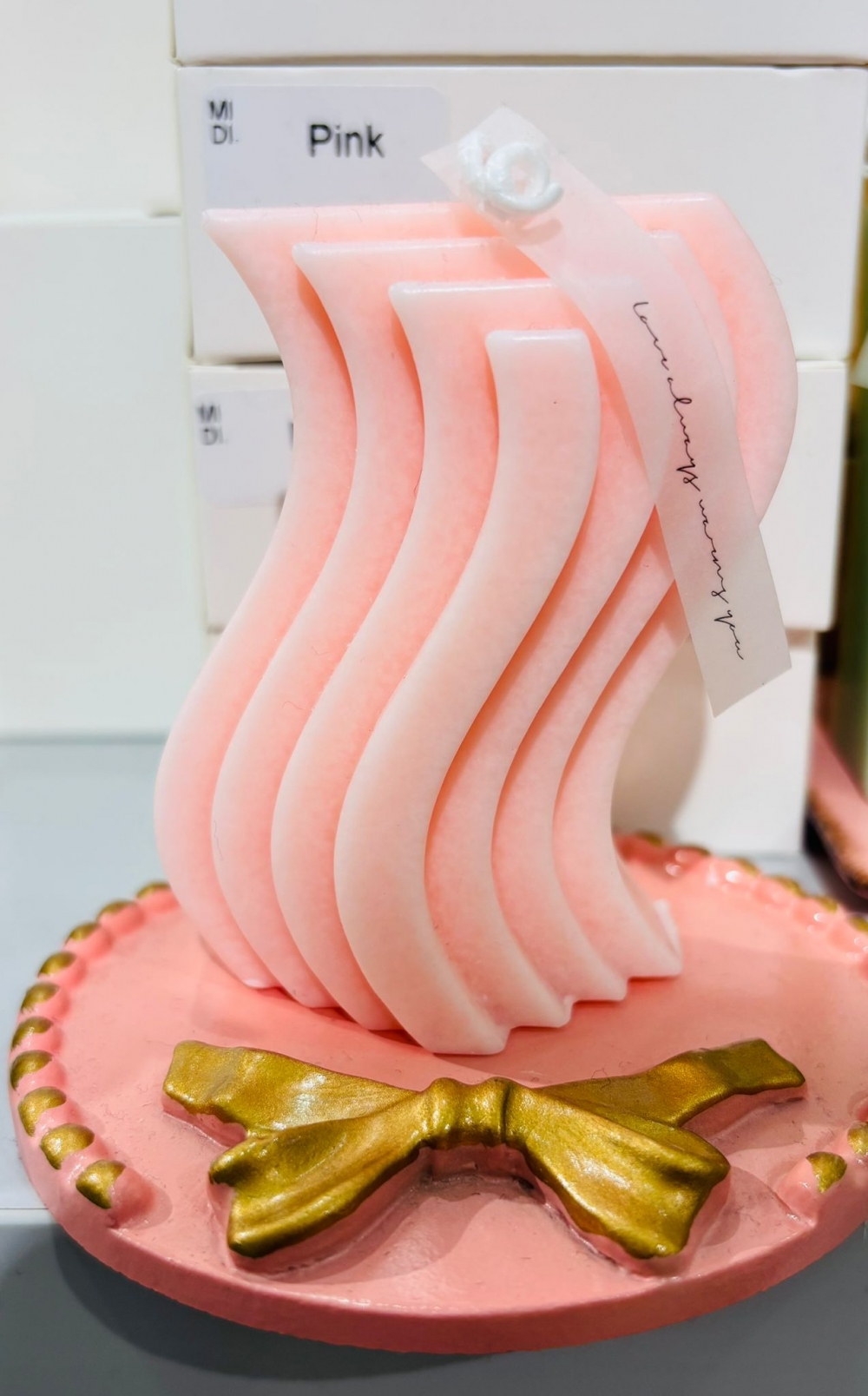 Geometric Candle S Shape