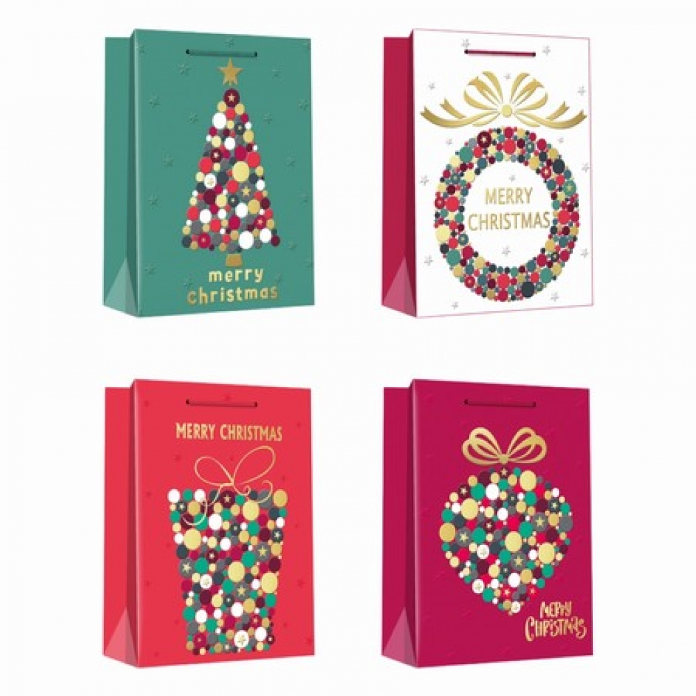 Christmas Gift Bag (12pcs/pack, 26*32*10cm)