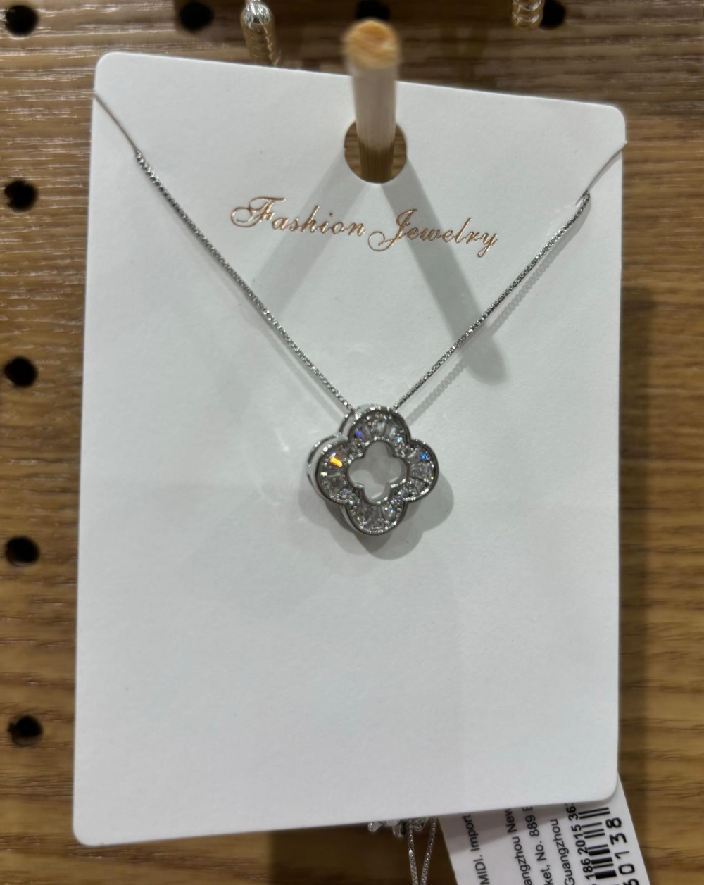 Cross flower fine necklace 01/ mixed