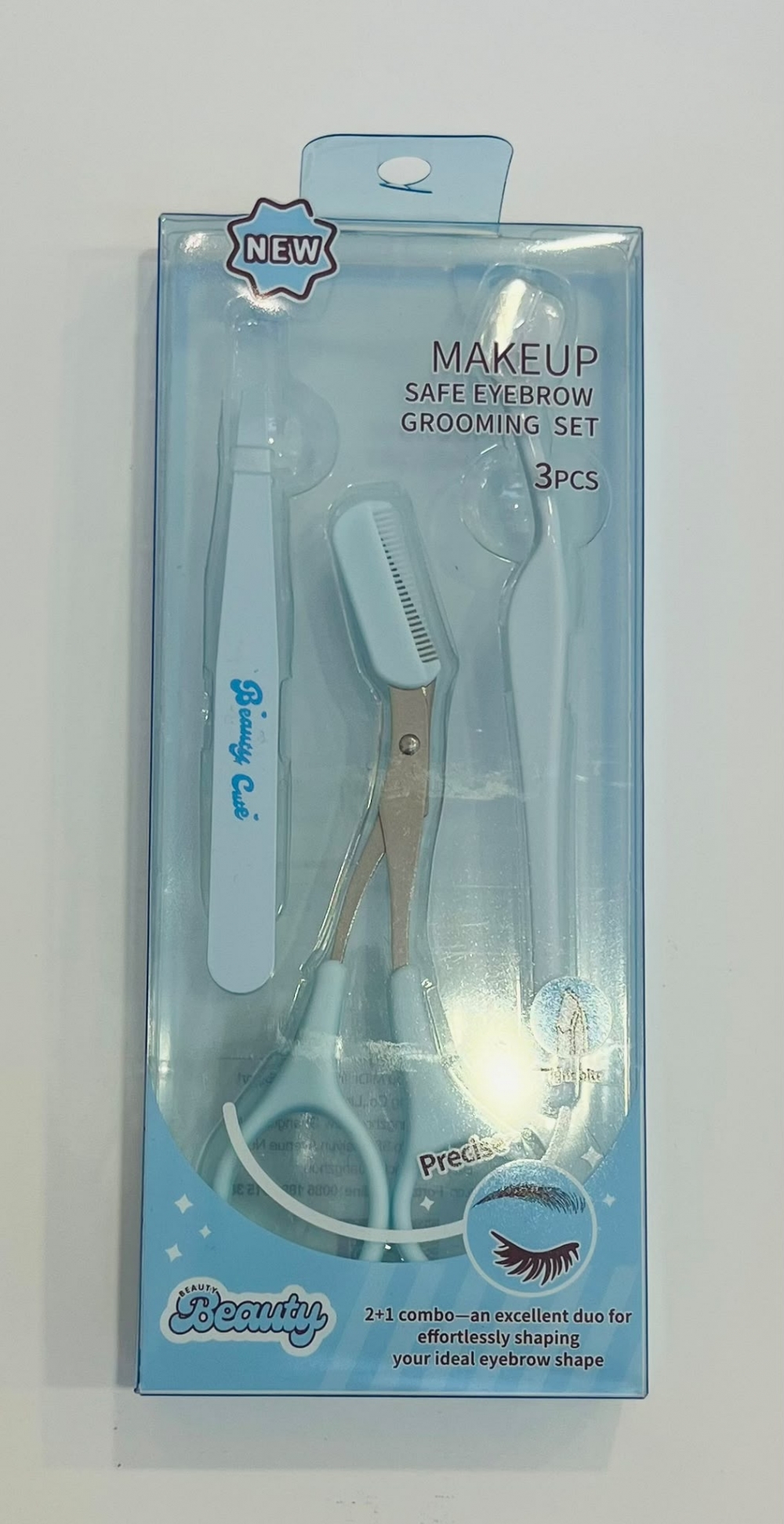 MIDI Blue Ocean Series Safe Eyebrow Shaping 3 Piece Set