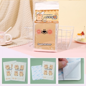 Peach tea bear warm series bread 10 pieces baged warm paste L \ mixed