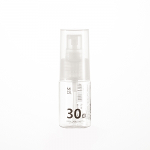 Transparent bottle lotion pump 30ml
