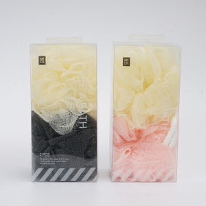 50G 2 color shower sponge (2packs)/Mixed