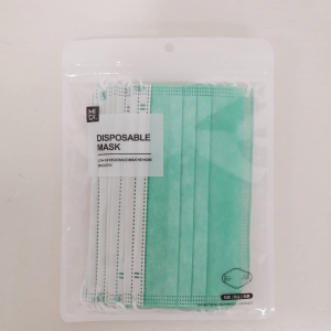 Pure color disposable mask 10 pcs/Green