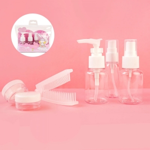 Elyce\'s fancy world rabbit travel empty bottle 7 pieces set