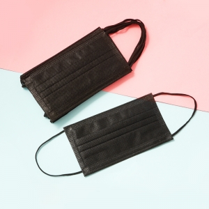 Pure color disposable masks 10 pcs\Black