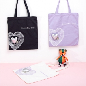 Trendy Love One Shoulder Canvas Bag\Mixed