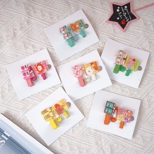Cute pattern children duck clip BP clip 3 pieces combination \ mixed
