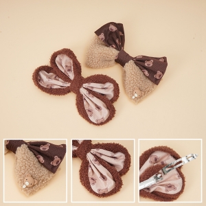 Cute bear Series Top Clip/Mixed
