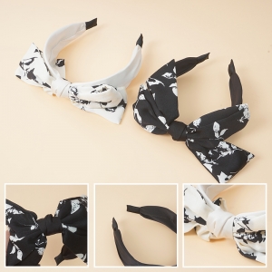 Ink painting bow adult headband/mixed
