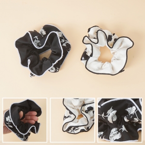 Ink painting skirt internet celebrity hair tie/Mixed