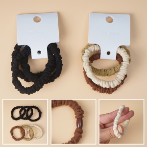 Cotton Folded Adult Rubber Bands 3 Pack/Mixed