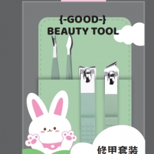 Nail clipper dead skin shovel combination / 4 PCS