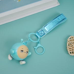 Egg Party Glitzy Keychain/Blue egg