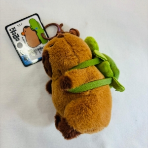 Capybara Turtle Keychain
